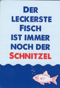 "Der leckerste Fisch" Kühlschrank-Magnet, Größe: 5,3x7,5 cm
